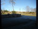 vue sur la terrasse en hiver